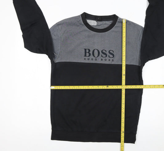 Mens UK Size M HUGO BOSS Multicoloured Pullover Sweatshirt