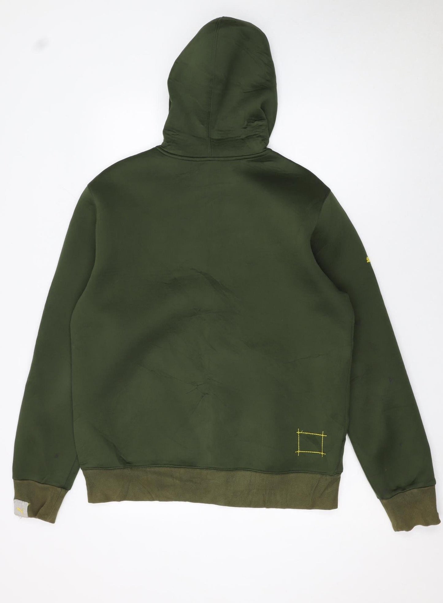 Mens UK Size M PUMA Green Full Zip Hoodie