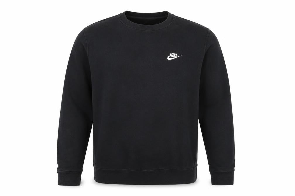 Mens UK Size M Nike Black Pullover Sweatshirt