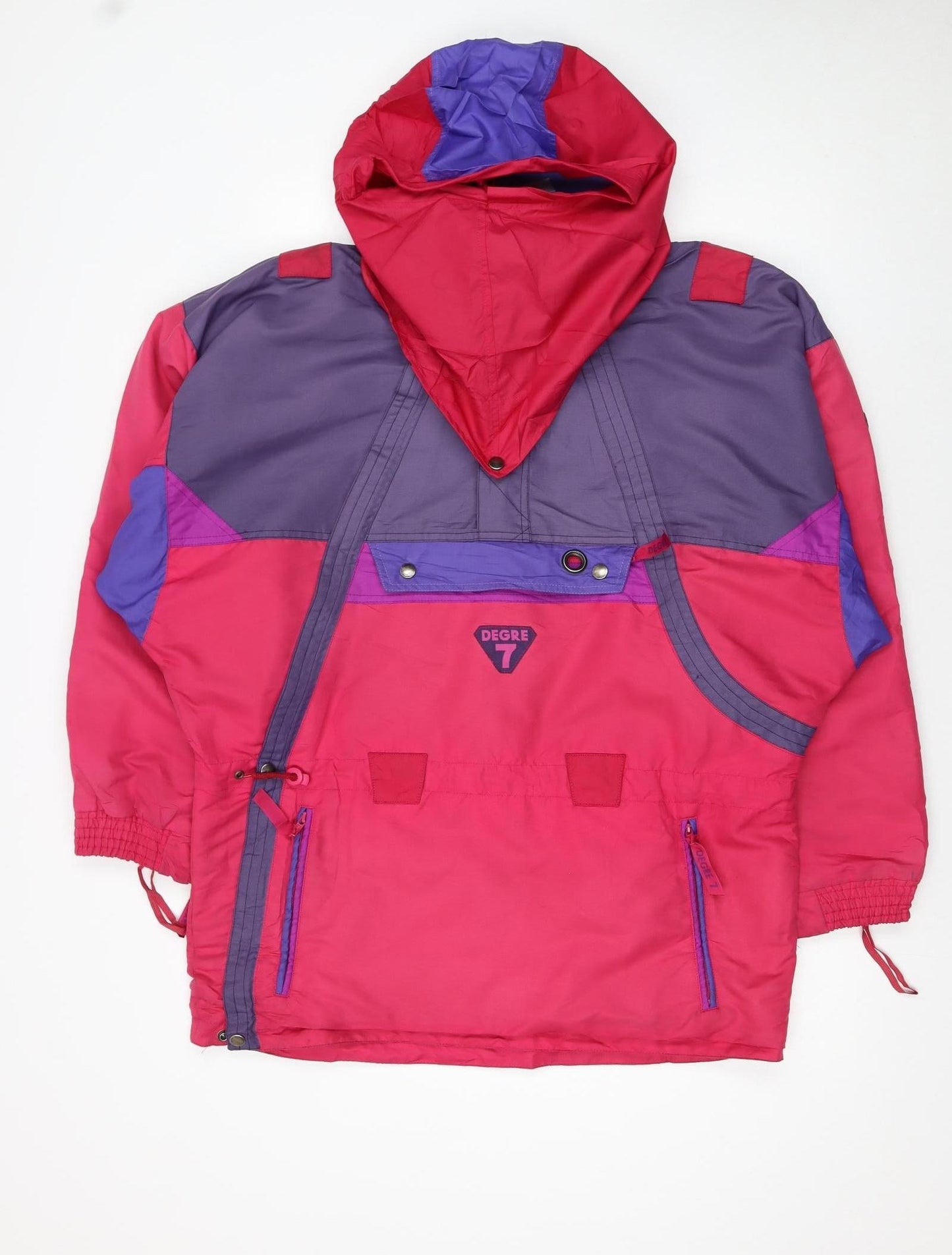 Womens UK Size 10 Degre 7 Pink Anorak Coat