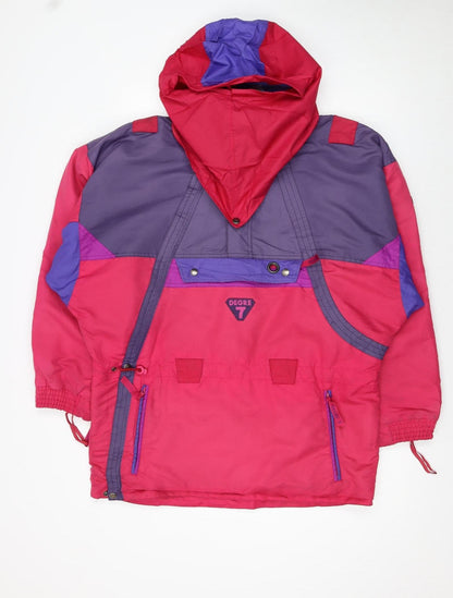 Womens UK Size 10 Degre 7 Pink Anorak Coat