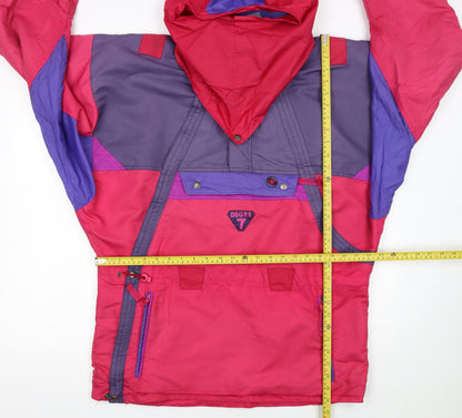 Womens UK Size 10 Degre 7 Pink Anorak Coat