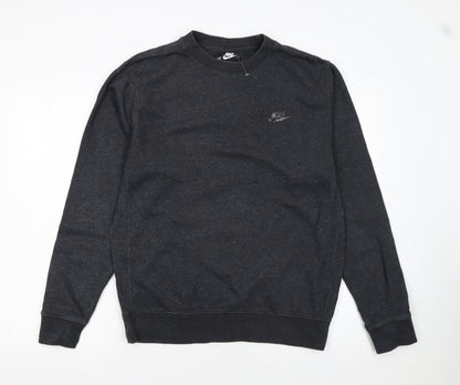 Womens UK Size S Nike Black Pullover Sweatshirt