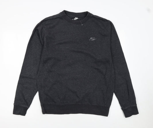 Womens UK Size S Nike Black Pullover Sweatshirt