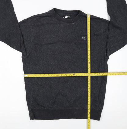 Womens UK Size S Nike Black Pullover Sweatshirt