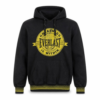 Mens UK Size S Everlast Black Pullover Hoodie