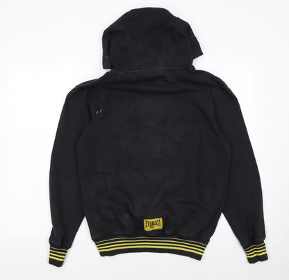 Mens UK Size S Everlast Black Pullover Hoodie