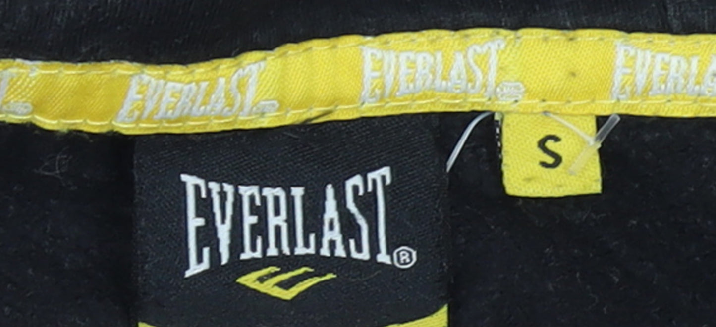 Mens UK Size S Everlast Black Pullover Hoodie