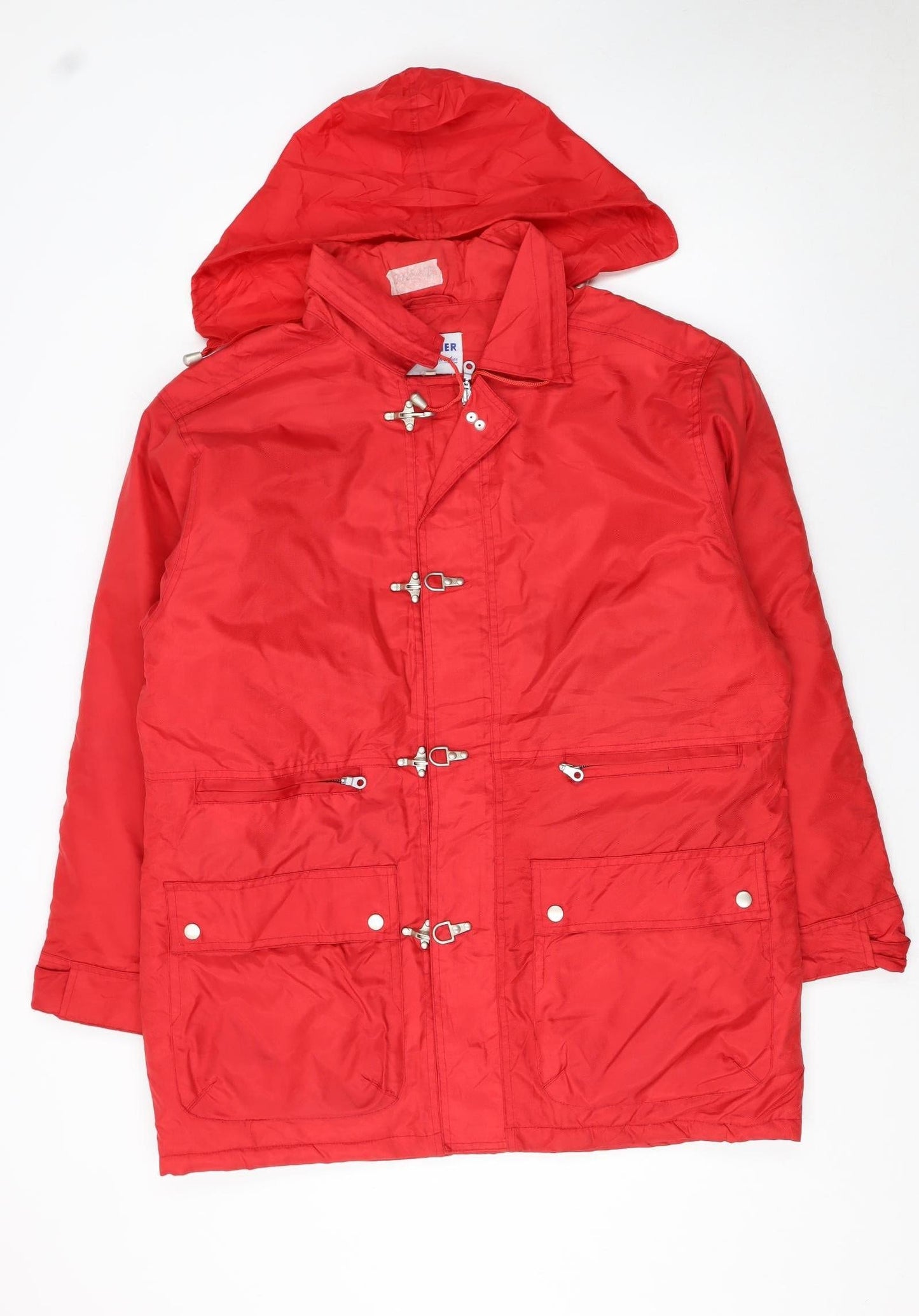 Mens UK Size L Berner Red Parka Coat