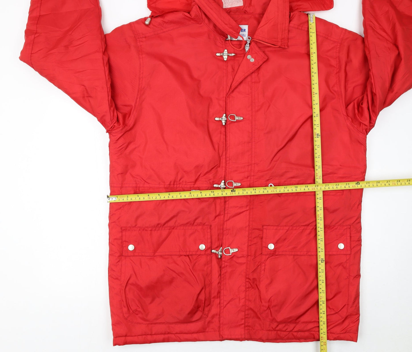 Mens UK Size L Berner Red Parka Coat