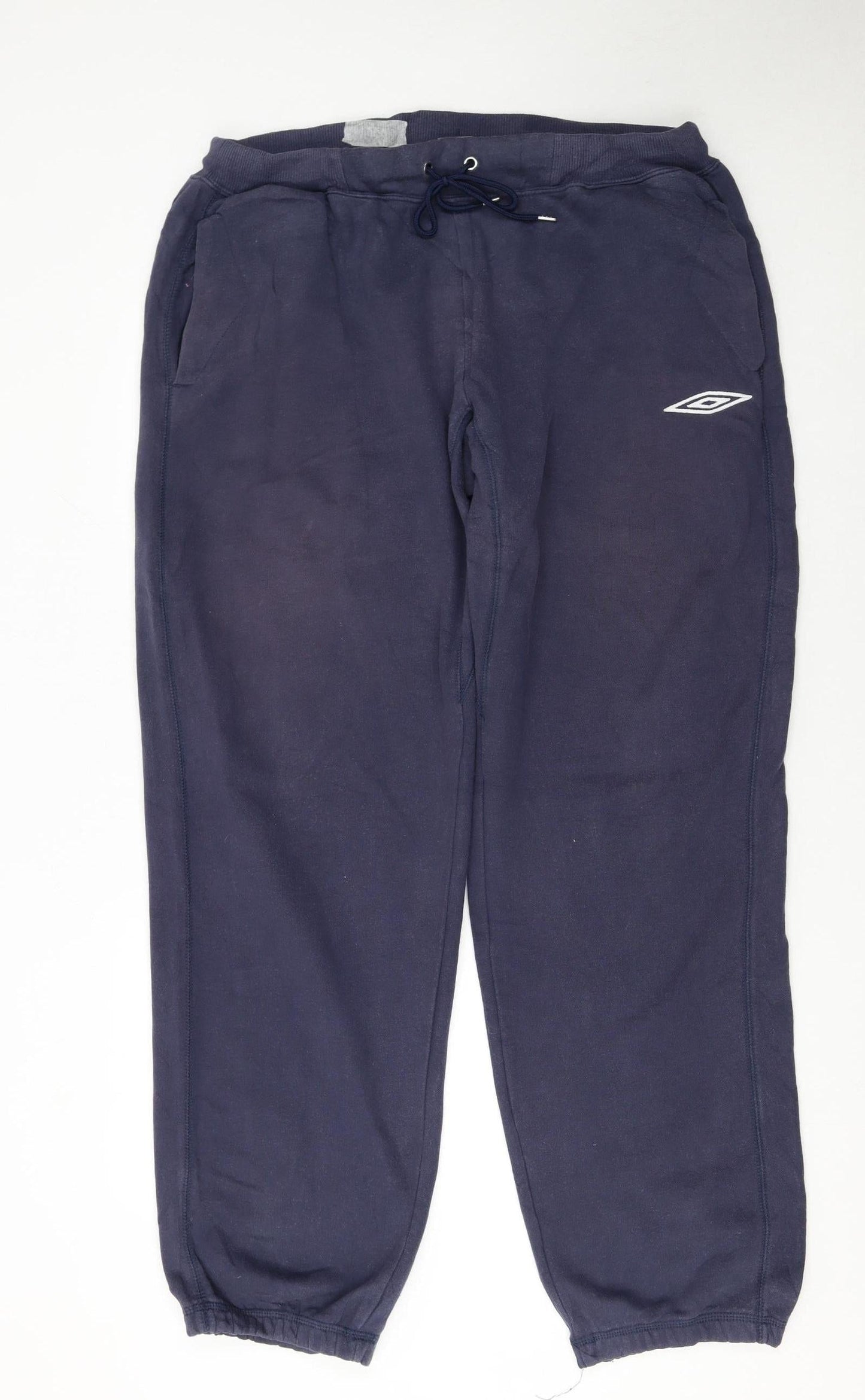 Mens UK Size XL Umbro Regular Fit Sweatpants Blue Trousers