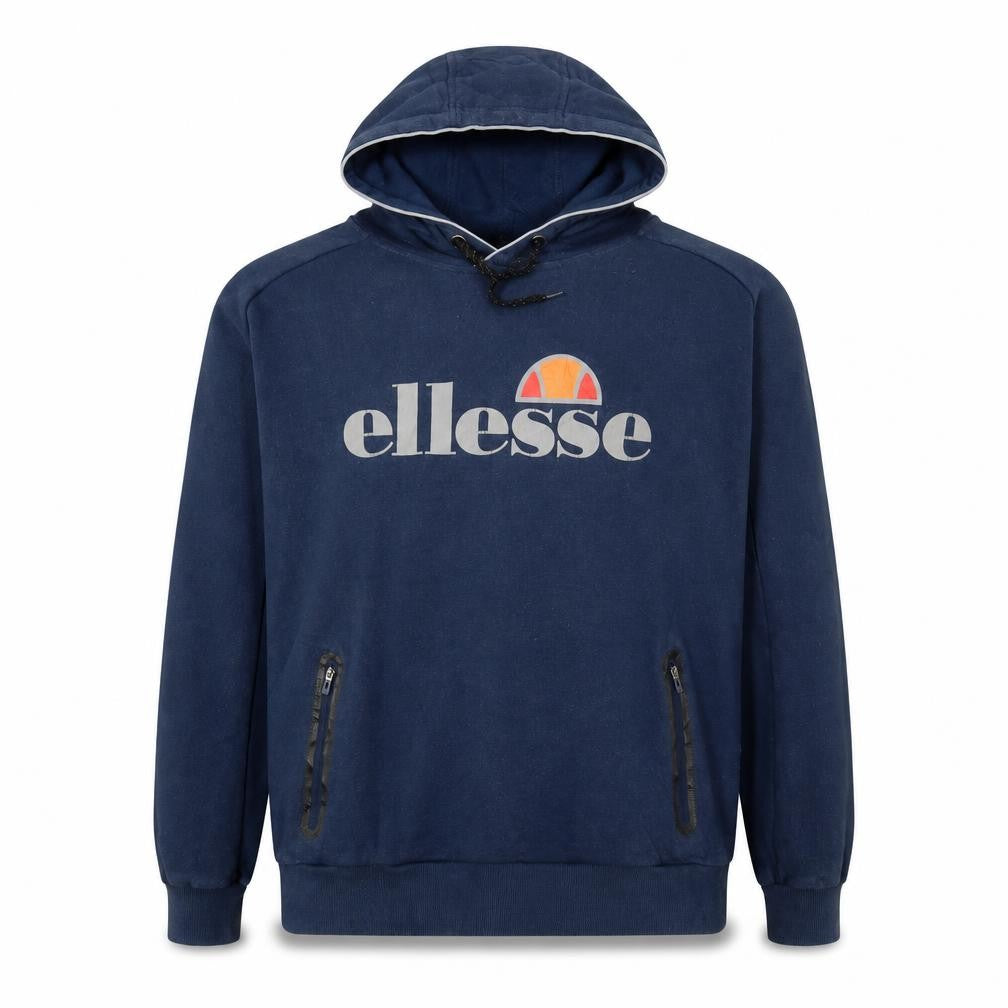 Mens UK Size M ellesse Blue Pullover Hoodie