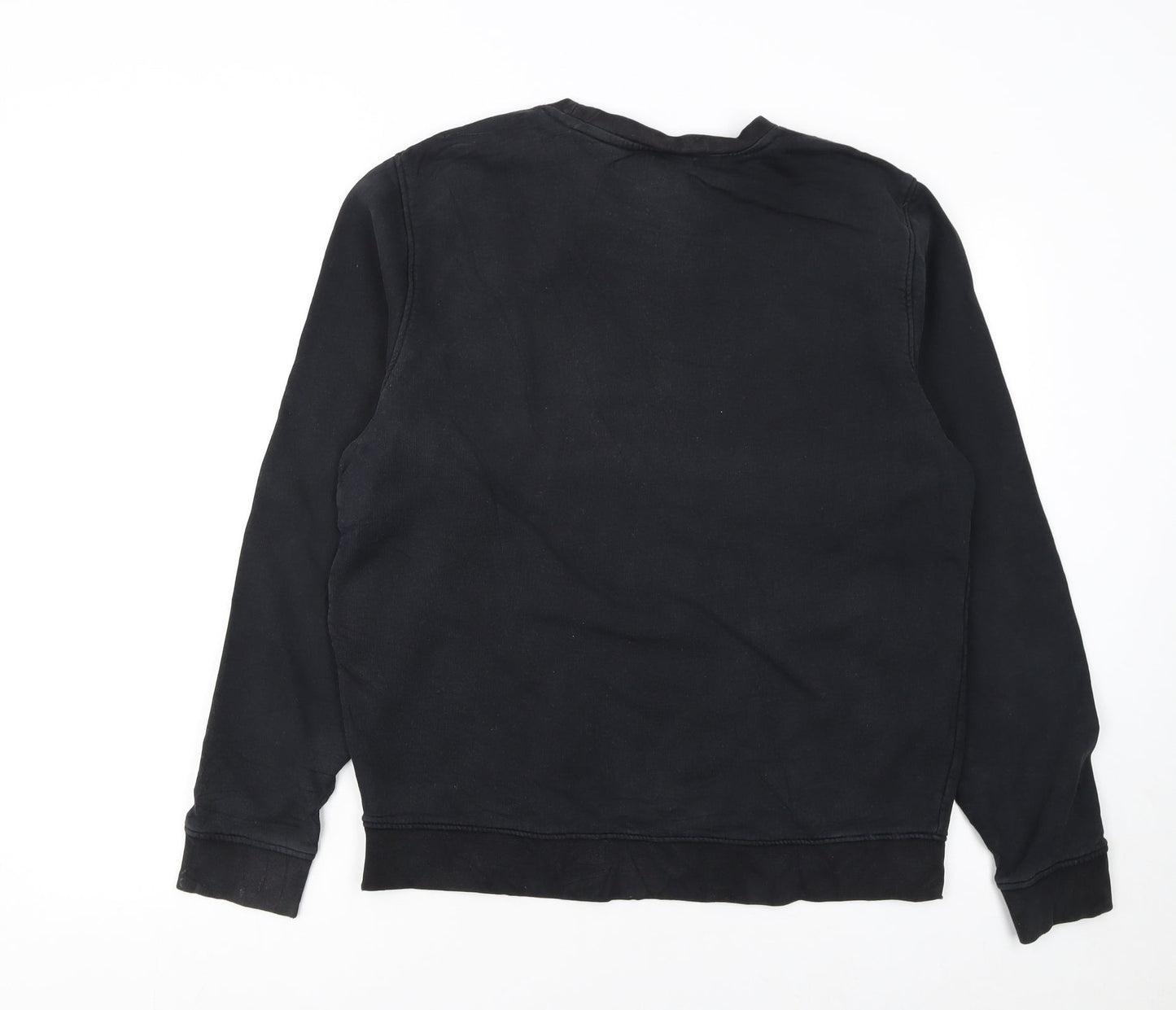 Mens UK Size L Lacoste Black Pullover Sweatshirt