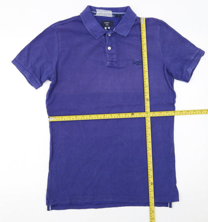 Mens UK Size S Superdry Cotton Polo Shirt
