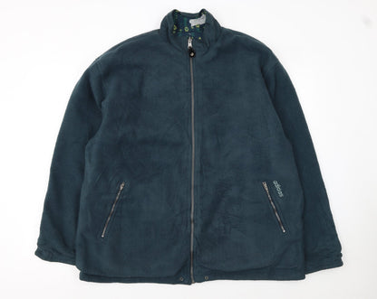 Womens UK Size 10 adidas Blue Basic Jacket