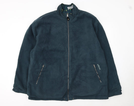 Womens UK Size 10 adidas Blue Basic Jacket