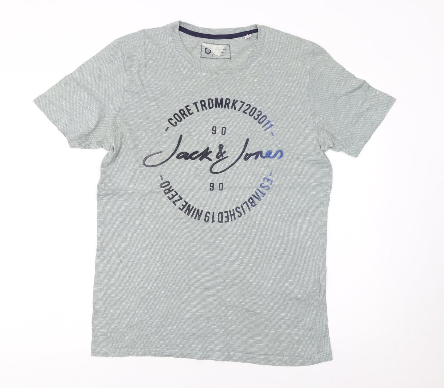 Mens UK Size M JACK & JONES Grey  T-Shirt