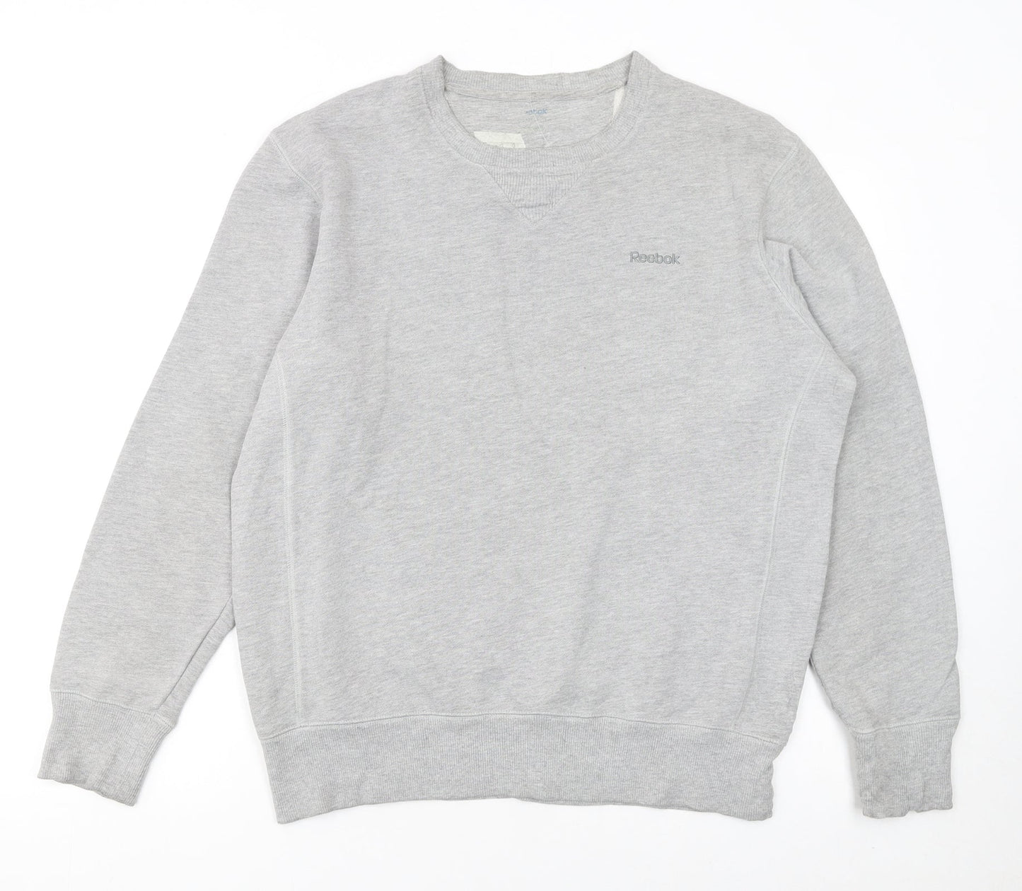 Mens UK Size M Reebok Grey Pullover Sweatshirt