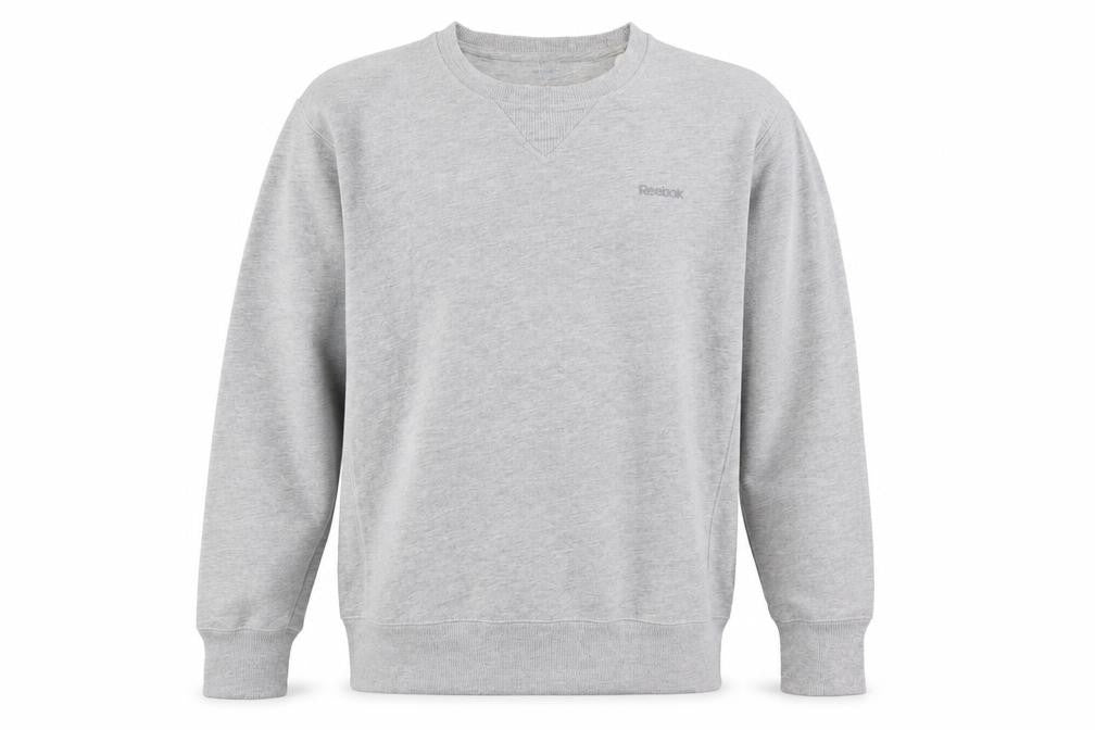 Mens UK Size M Reebok Grey Pullover Sweatshirt