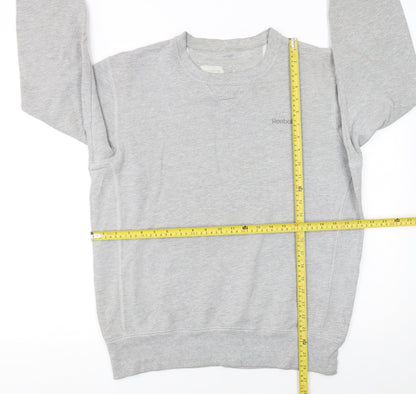 Mens UK Size M Reebok Grey Pullover Sweatshirt