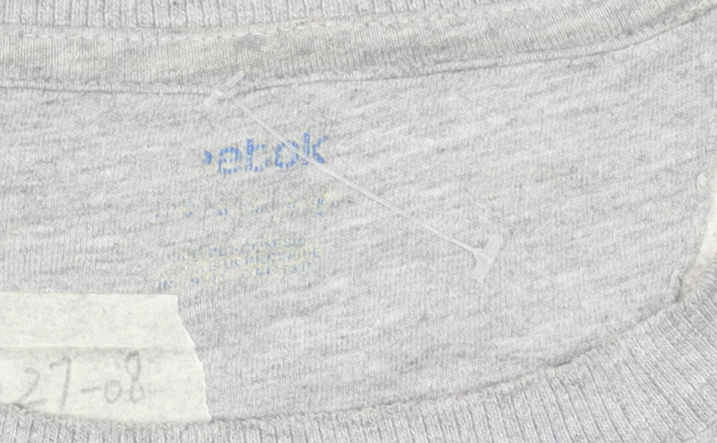 Mens UK Size M Reebok Grey Pullover Sweatshirt