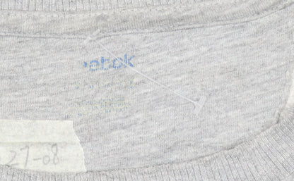 Mens UK Size M Reebok Grey Pullover Sweatshirt