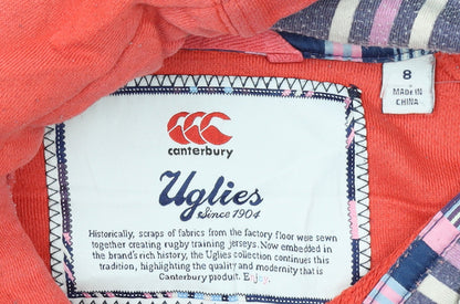 Womens UK Size 8 Canterbury Red Pullover Hoodie