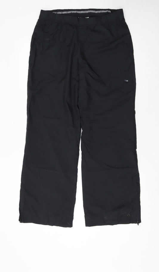 Womens UK Size 12 adidas Regular Fit Walking Trousers Black Trousers