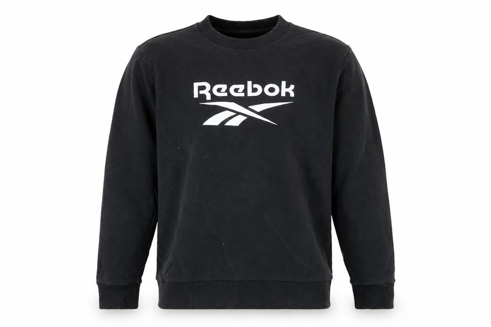 Mens UK Size M Reebok Black Pullover Sweatshirt