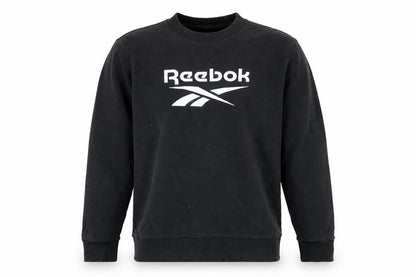 Mens UK Size M Reebok Black Pullover Sweatshirt