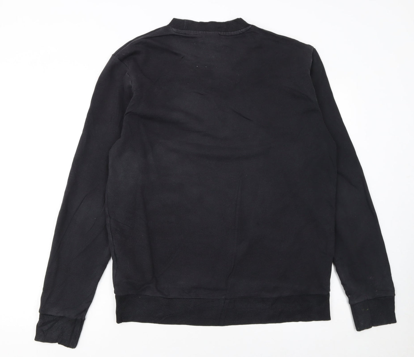 Mens UK Size M Reebok Black Pullover Sweatshirt