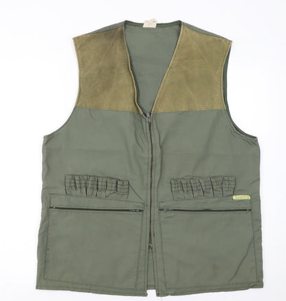Mens UK Size 40 Somlys Green Bodywarmer