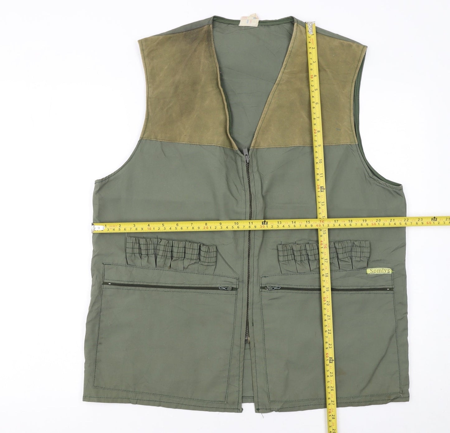 Mens UK Size 40 Somlys Green Bodywarmer