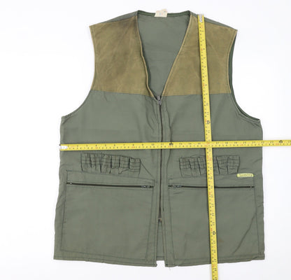 Mens UK Size 40 Somlys Green Bodywarmer