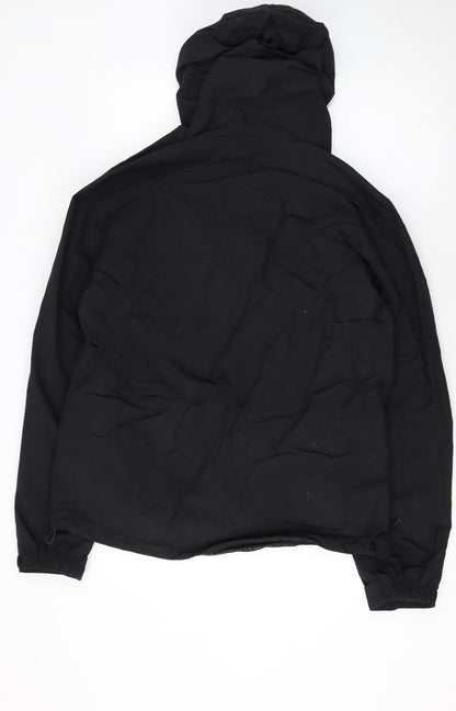 Mens UK Size M Vintage Industries Black Anorak Coat