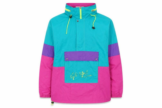 Jeantex Women's Multicoloured 80s Windbreaker Jacket Size 22