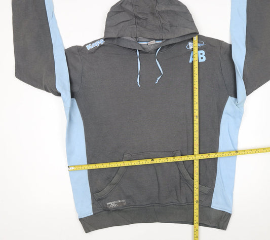 Mens UK Size 2XL Kappa Grey Pullover Hoodie