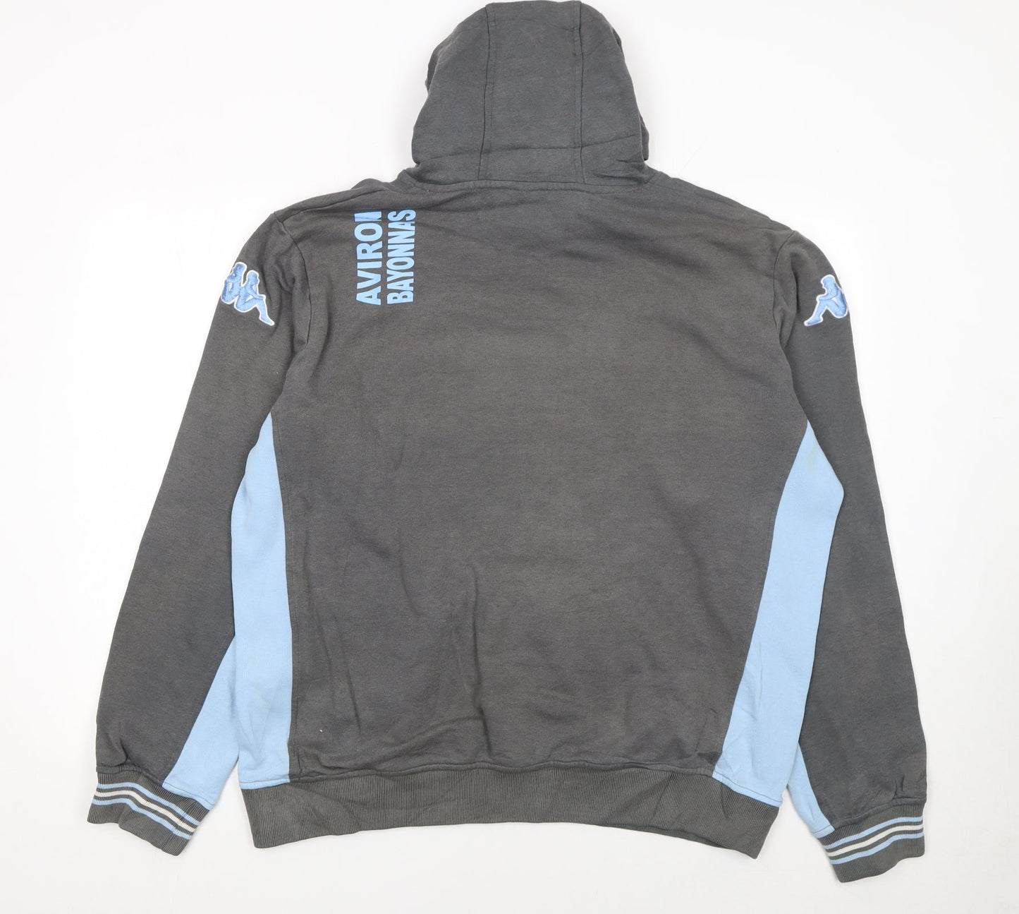Mens UK Size 2XL Kappa Grey Pullover Hoodie