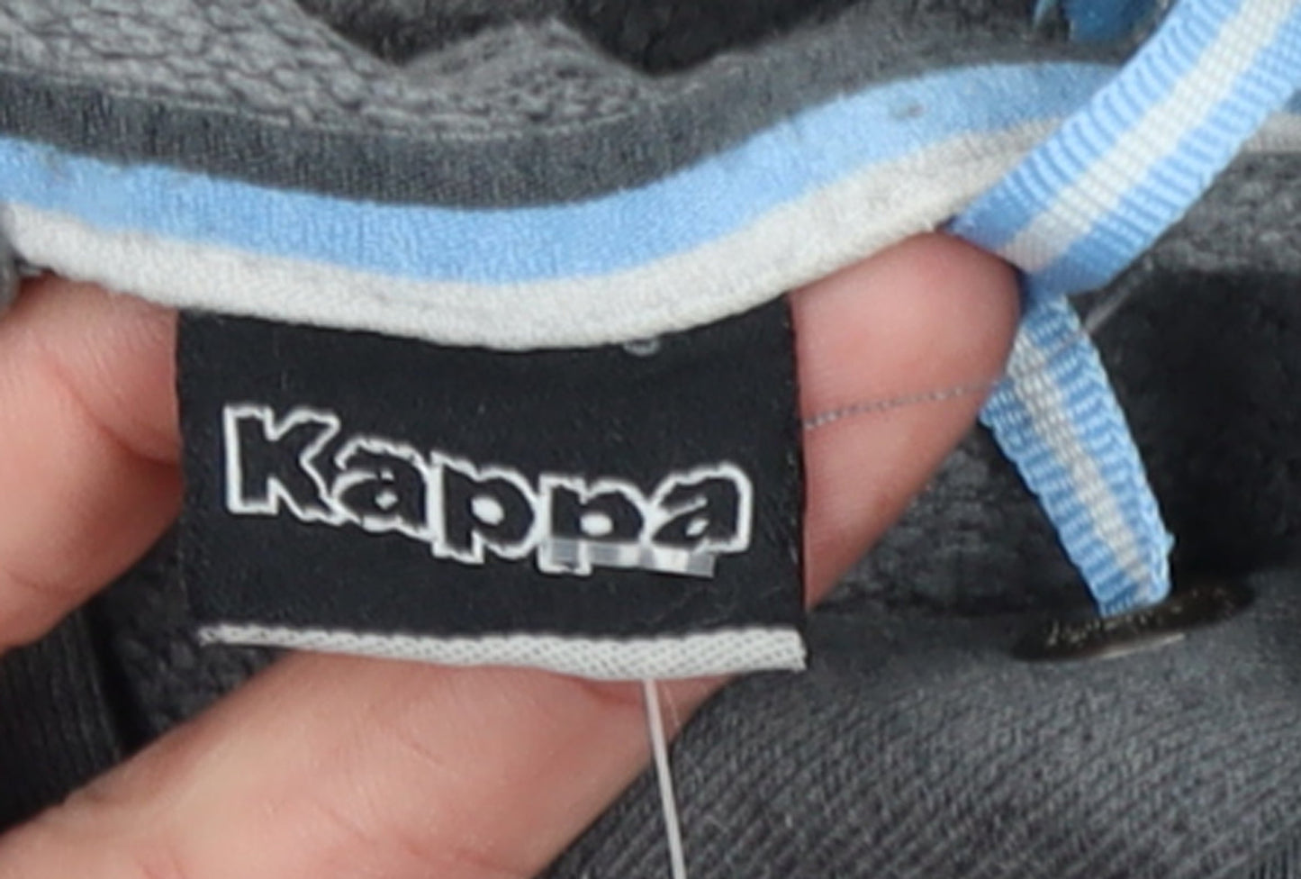 Mens UK Size 2XL Kappa Grey Pullover Hoodie