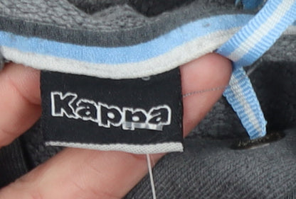 Mens UK Size 2XL Kappa Grey Pullover Hoodie
