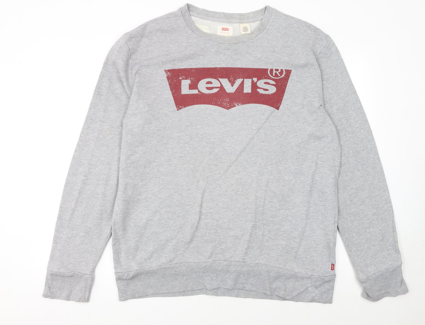 Mens UK Size M Levi's Grey Pullover Sweatshirt