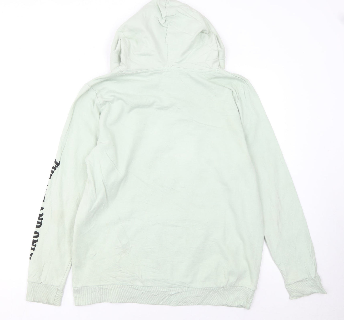 Womens UK Size 14 Disney Green Pullover Hoodie