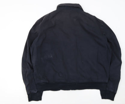Mens UK Size L GANT Blue Bomber Jacket