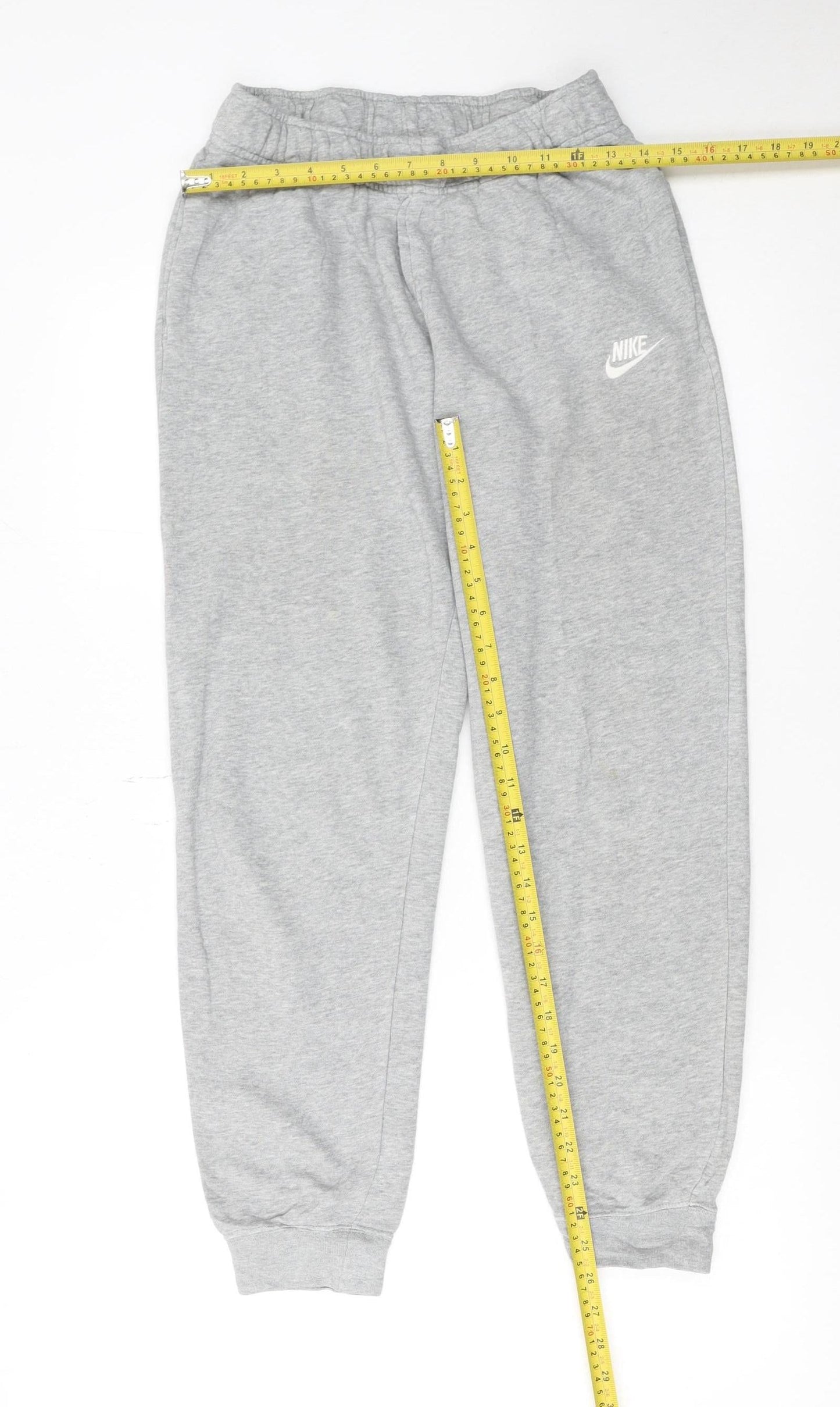 Mens UK Size S Nike Regular Fit Sweatpants Grey Trousers