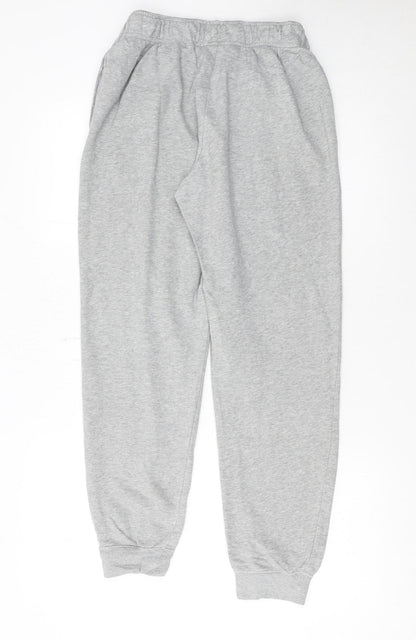 Mens UK Size S Nike Regular Fit Sweatpants Grey Trousers