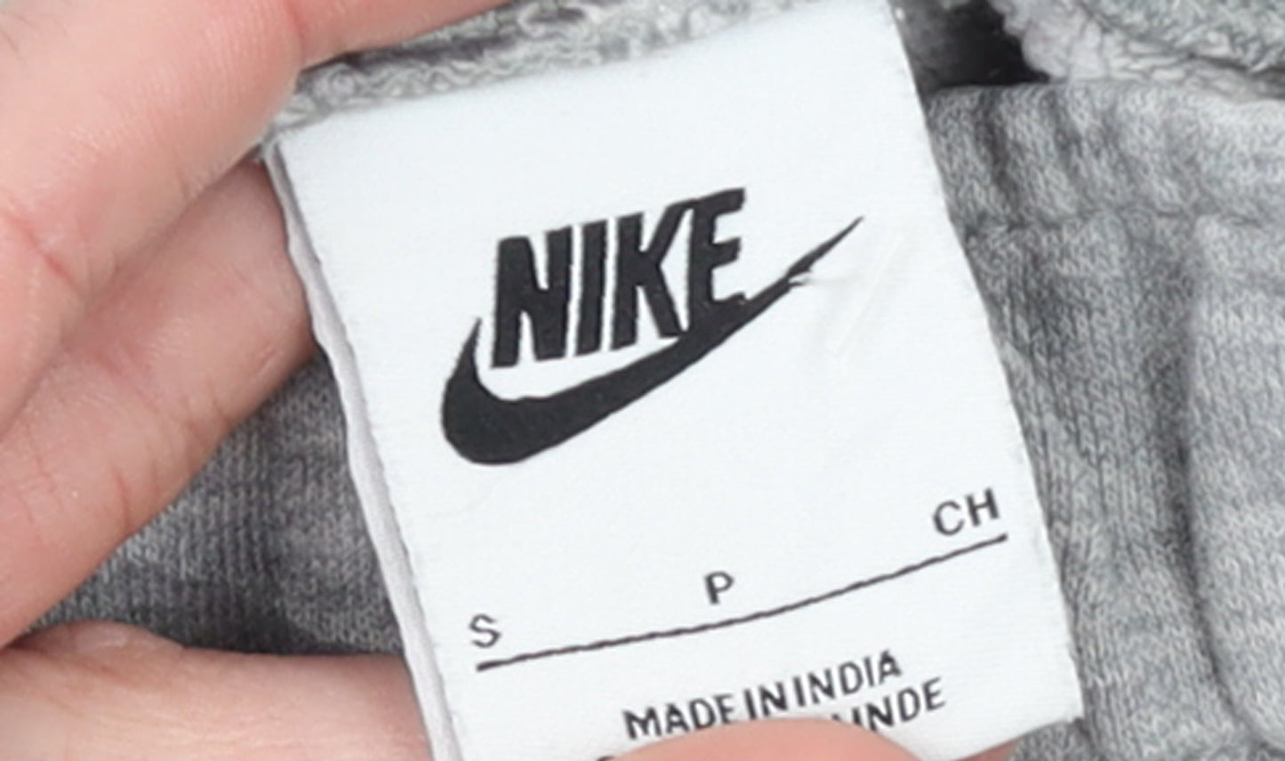 Mens UK Size S Nike Regular Fit Sweatpants Grey Trousers