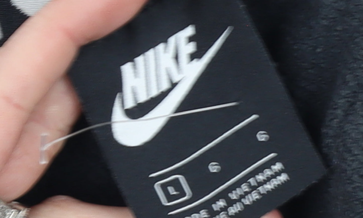 Mens UK Size L Nike Regular Fit Jogger Black Trousers
