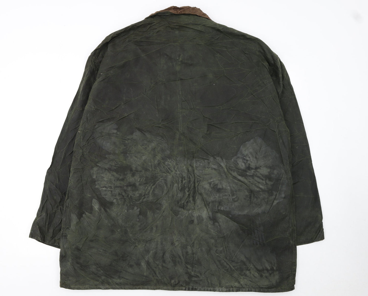 Mens UK Size M Mc Orvis Green Waxed Jacket