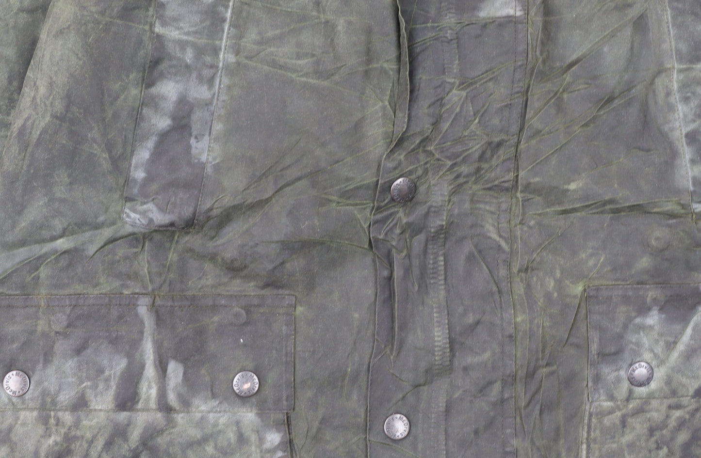 Mens UK Size M Mc Orvis Green Waxed Jacket