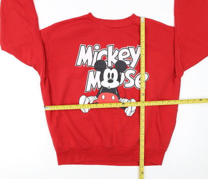Womens UK Size 10/12 Primark Red Pullover Sweatshirt